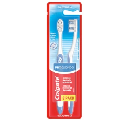 Cepillo De Dientes Colgate Pro Cuidado 2 Unidades