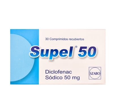 Supel 50 Mg 30 Comprimidos
