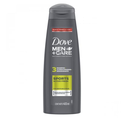 SHAMPOO DOVE SPORT ACTIVE + FRESH 3EN1 400ML