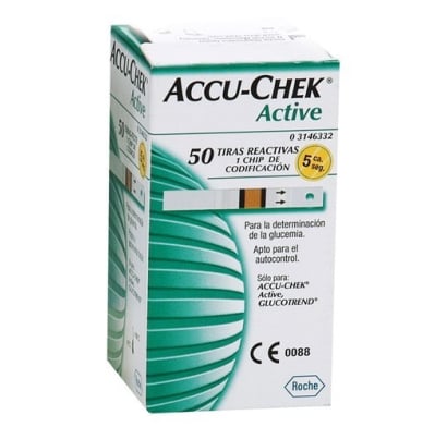 TIRAS ACCU-CHEK ACTIVE 50 UNIDADES