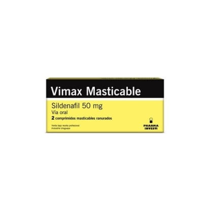 VIMAX MASTICABLE 50 MG 2 COMPRIMIDOS