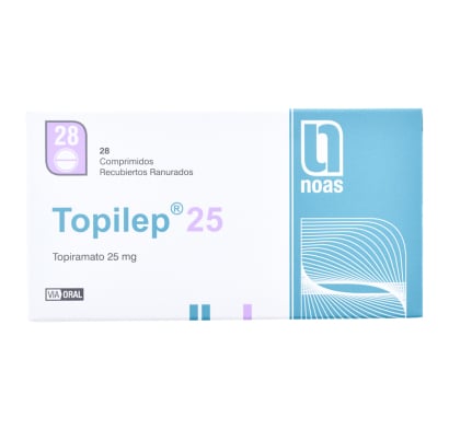 Topilep 25 Mg 28 Comprimidos