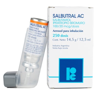 Salbutral Ac Aerosol 250 Dosis