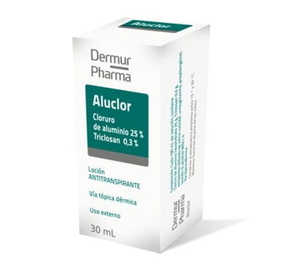 Loción Desodorante En Roll On Aluclor 30 Ml
