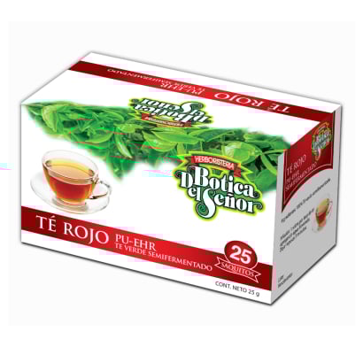 Té Rojo Botica Del Señor 25 Saquitos