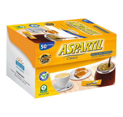 Endulzante Aspartil 50 Bastónes