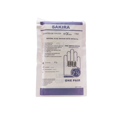Guantes Cirugía Estéril N°7 1/2 1 Par