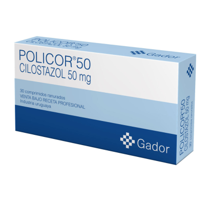 Policor 50 Mg 30 Comprimidos