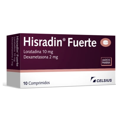 Hisradin Fuerte 10 Comprimidos
