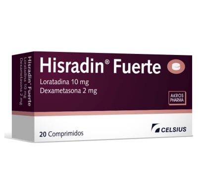 Hisradin Fuerte 20 Comprimidos