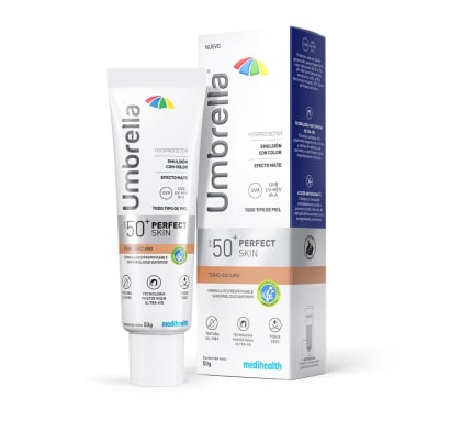 Protector Solar Umbrella Perfect Skin Tono Oscuro FPS50+ 50 g
