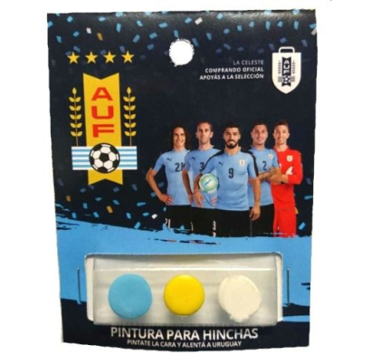 Maquillaje De La Seleccion Uruguaya 3u