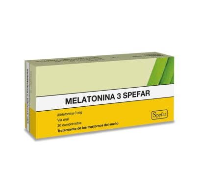 MELATONINA 3 MG ROEMMERS 30 COMPRIMIDOS