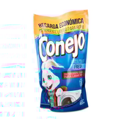 Jabón Líquido Para Ropa Conejo Fresh 800 Ml