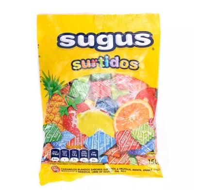 Caramelos Sugus Surtidos Masticables 150 G
