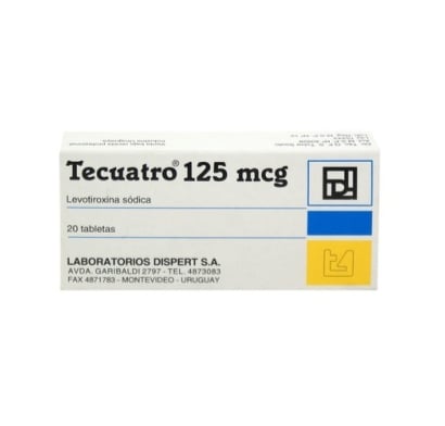 Tecuatro 125 Mcg 20 Tabletas