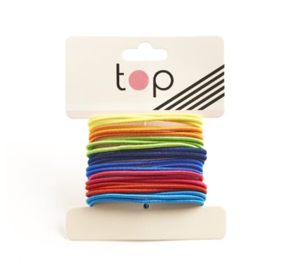 Gomitas Para El Pelo Top Finas Varios Colores