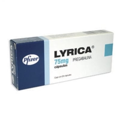 Lyrica 75 Mg 28 Cápsulas