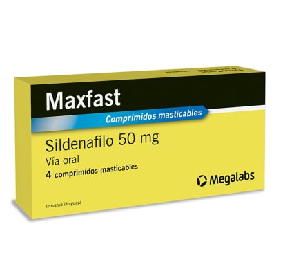 MAXFAST 50MG 4 COMPRIMIDOS