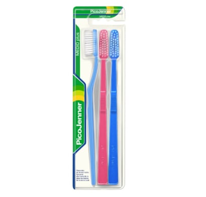 Cepillo de Dientes Pico Jenner Medio Plus 3 Unidades