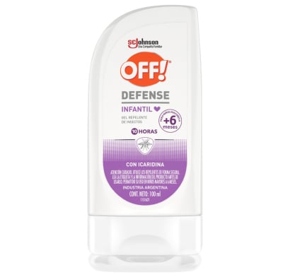 Repelente En Gel Off! Defense Infantil 100 Ml