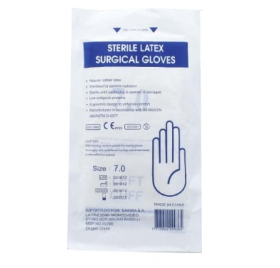Guantes Cirugía Estéril N°7 1 Par