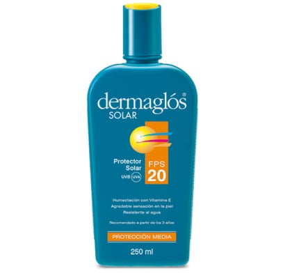 Protector Solar Dermaglós FPS20 250 ml
