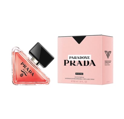 Frasco y caja de Prada Paradoxe Intense