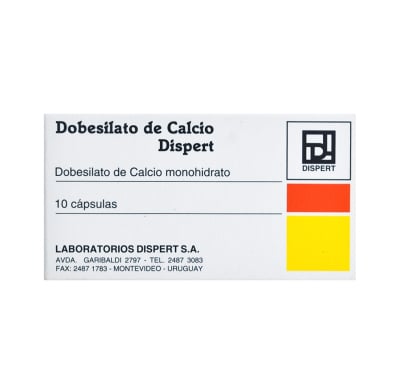 Dobesilato Dispert 500 Mg 10 Cápsulas