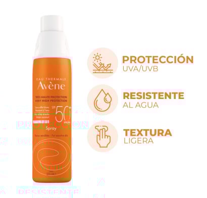 Protector Solar Avène Naranja FPS50+ 200 ml