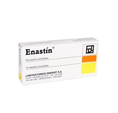 Enastín 20 Mg 10 Tabletas Revestidas