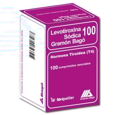 Levotiroxina 100 Mcg 100 Comprimidos