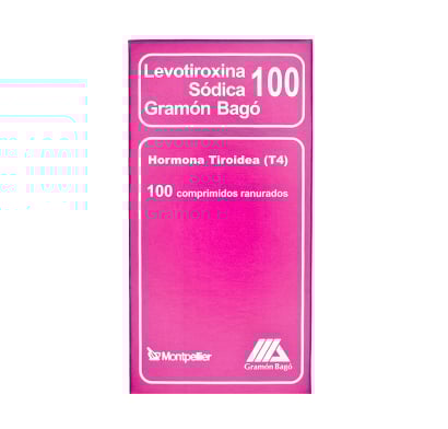 Levotiroxina 100 Mcg 100 Comprimidos