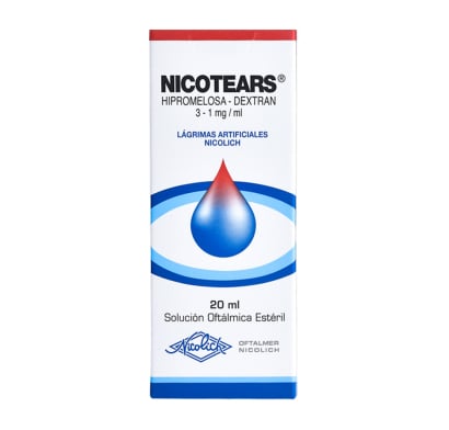 Nicotears Solución Oftálmica 20 Ml