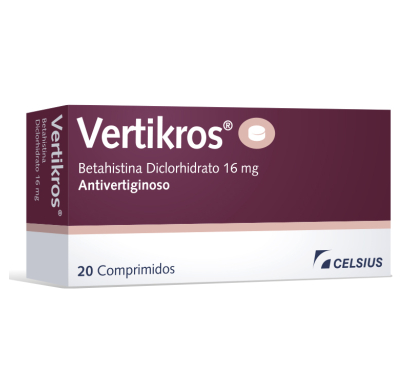 Vertikros 16 Mg 20 Comprimidos