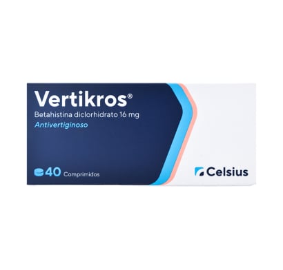 Vertikros 16 Mg 40 Comprimidos