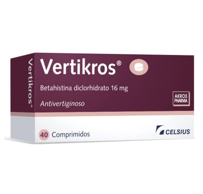 Vertikros 16 Mg 40 Comprimidos