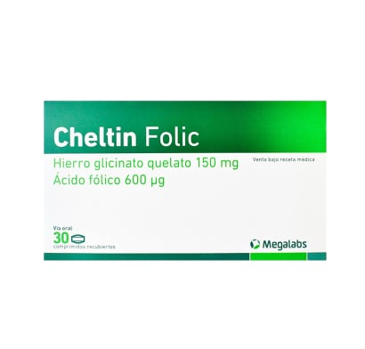 Cheltin Folic 30 Comprimidos