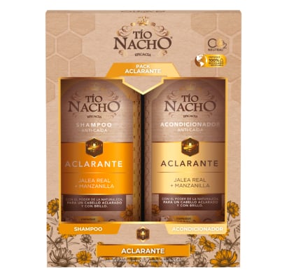 Shampoo Tío Nacho Aclarante 415 Ml + Acondicionador 415 Ml