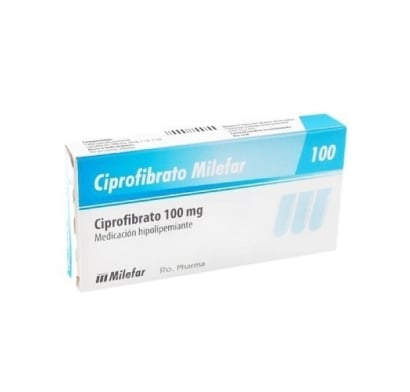 CIPROFIBRATO MELIFAR 100 MG 30 CÁPSULAS
