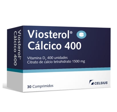 VIOSTEROL CALCICO 400 MG 30 COMPRIMIDO