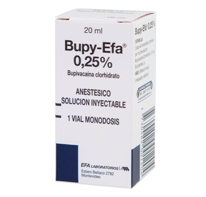 Bupy Efa 0.25% 20 Ml 1 Ampolla