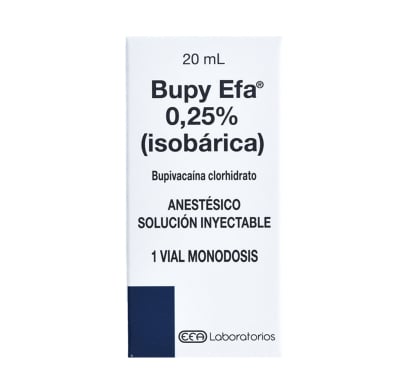 Bupy Efa 0.25% 20 Ml 1 Ampolla
