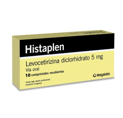 Histaplen 5 Mg 10 Comprimidos Recubiertos