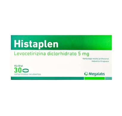 Histaplen 5 Mg 30 Comprimidos Recubiertos