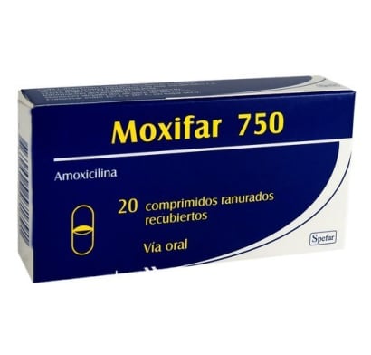Moxifar 750 Mg 20 Comprimidos