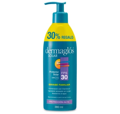 **DERMAGLOS SOLAR F30 X 380 ML