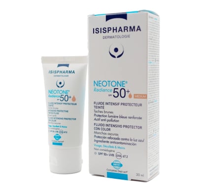 Fluido Protector Isispharma Neotone Radiance Fps50+ Tono Medio 30 Ml