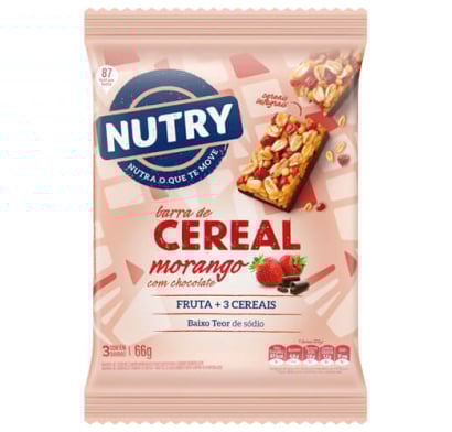 Celereales Nutry Frutos Rojos 22 G 3 Unidades