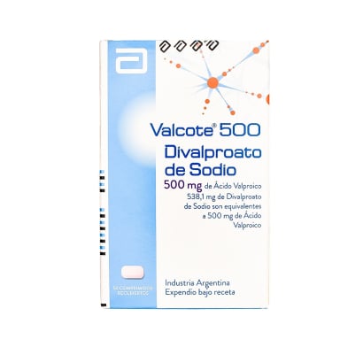 Valcote 500 Mg 50 Comprimidos